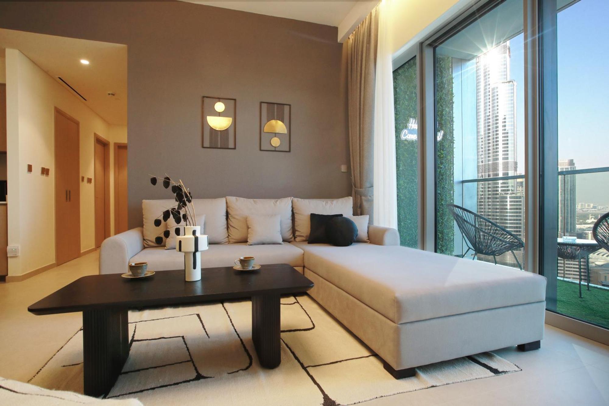 Apartment Full Burj Khalifa And Fountains Views Dubai